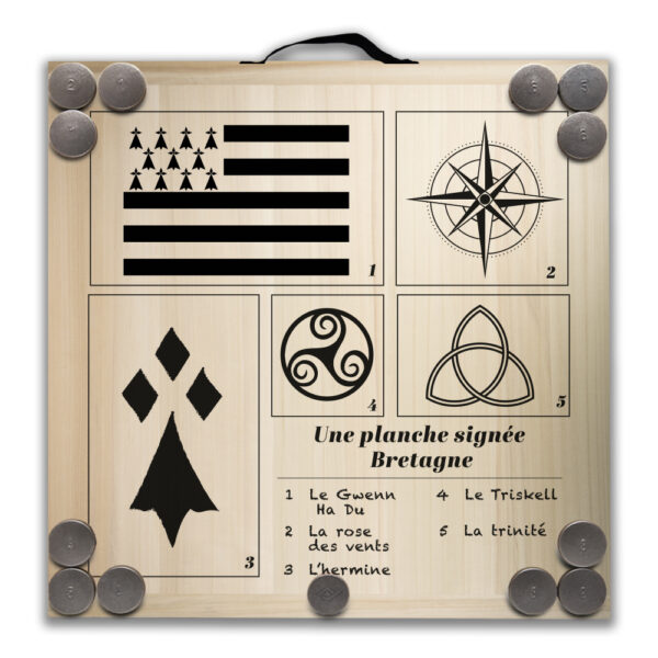 Kit de jeu de palets breton - Une planche signée Bretagne – Image 2