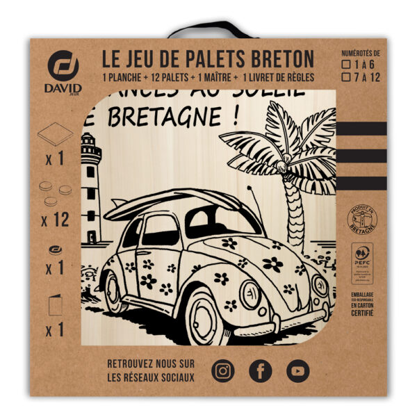 Kit de jeu de palets breton - Vacances au soleil de Bretagne – Image 3