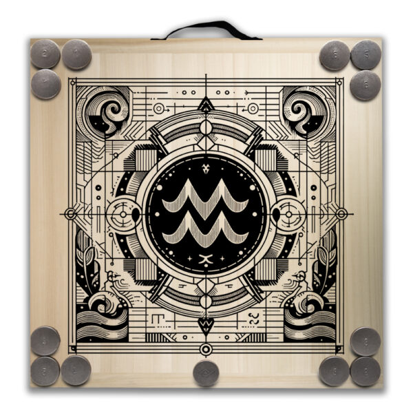 Kit de jeu de palets breton - Signe du Verseau – Image 2