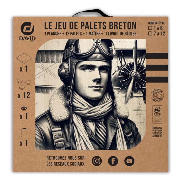 Kit de jeu de palets breton - Aviateur – Image 3