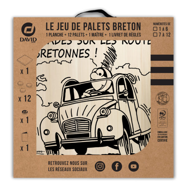Kit de jeu de palets breton - Balade sur les routes bretonnes – Image 4
