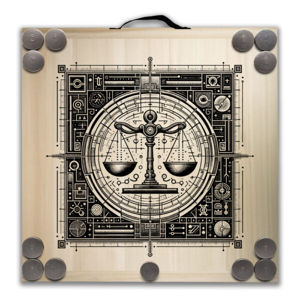 Kit de jeu de palets breton - Signe de la Balance – Image 2