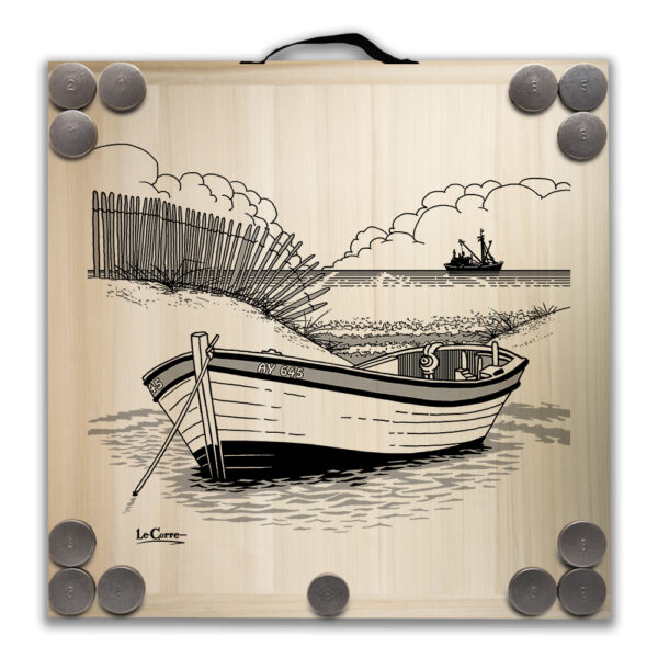 Kit de jeu de palets breton - Barque au mouillage – Image 2