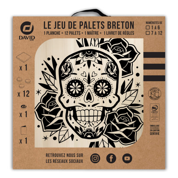 Kit de jeu de palets breton - Calavera – Image 3