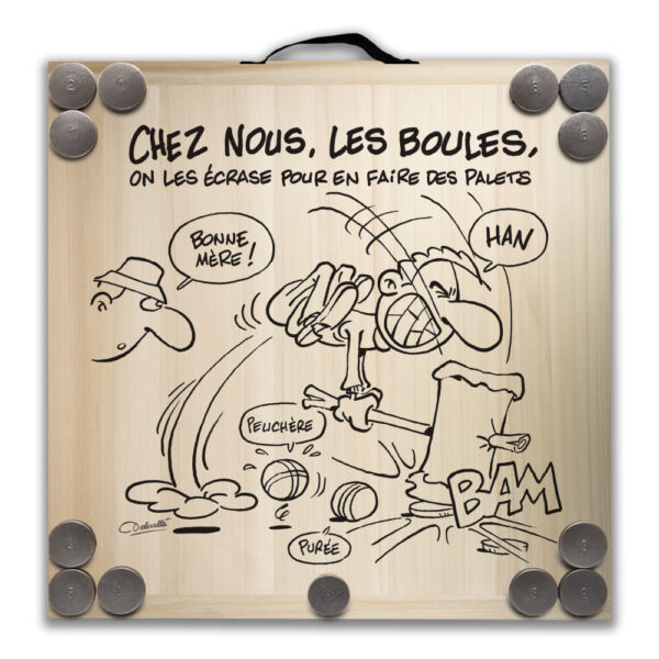 Kit de jeu de palets breton - Chez nous les boules – Image 2