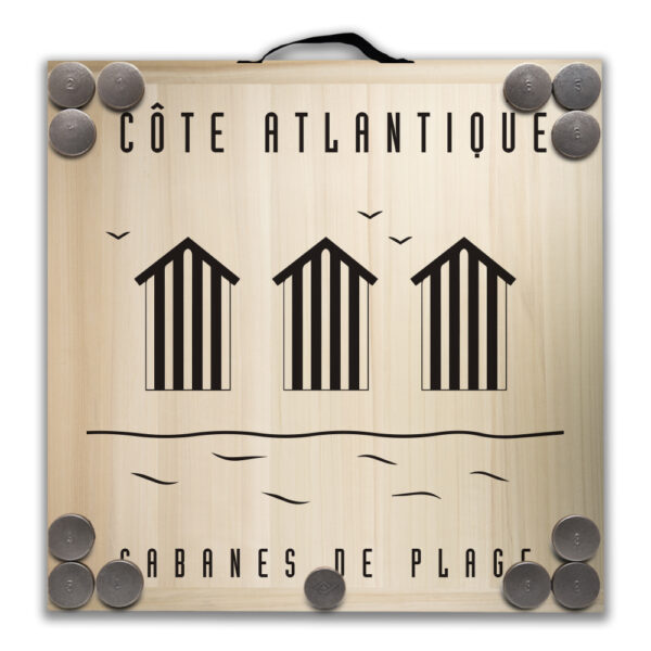 Kit de jeu de palets breton - Côte Atlantique - Cabanes de plage – Image 2