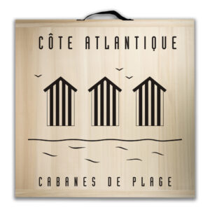 Kit de jeu de palets breton - Côte Atlantique - Cabanes de plage