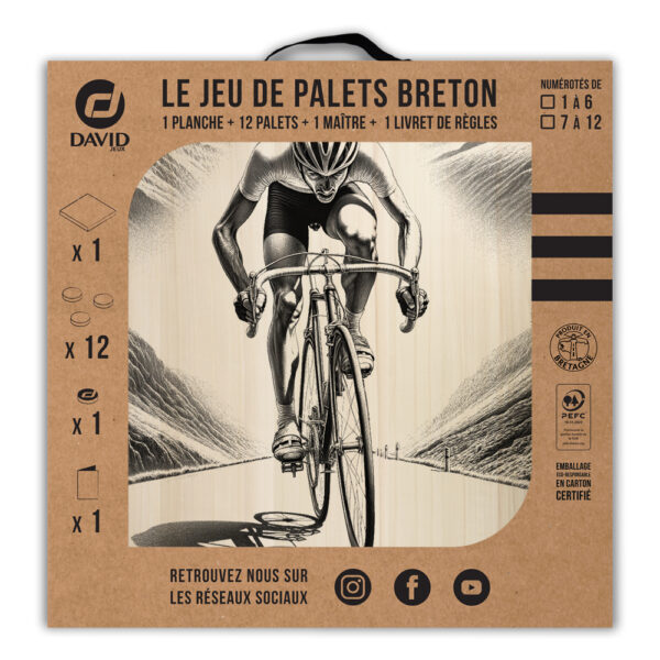 Kit de jeu de palets breton - Cycliste – Image 3