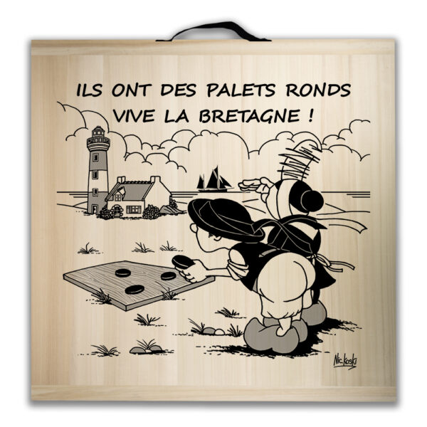 Kit de jeu de palets breton - Ils ont des palets ronds ...
