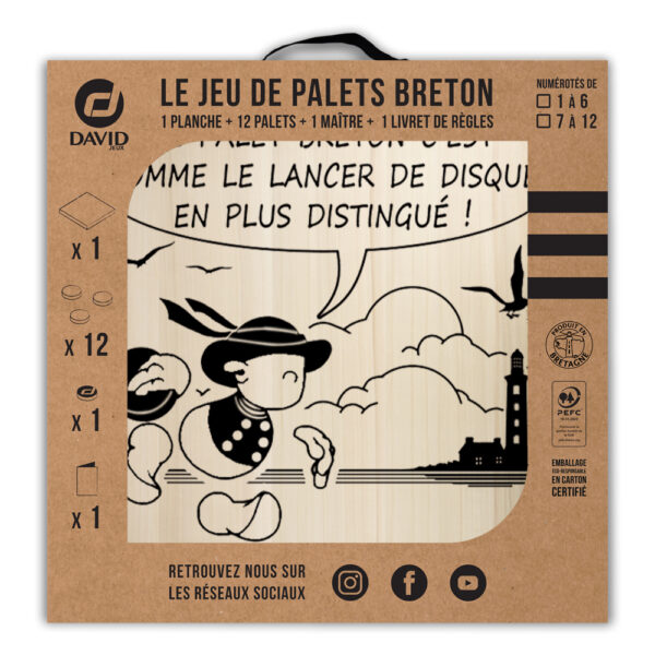 Kit de jeu de palets breton - Lancer de disque – Image 3