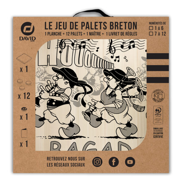 Kit de jeu de palets breton - Le Bagad – Image 3