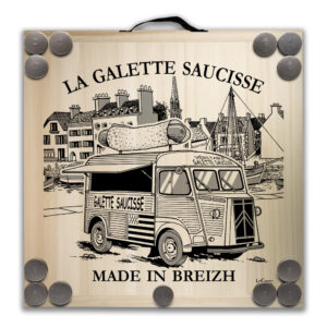 Kit de jeu de palets breton - Le food truck Galette Saucisse