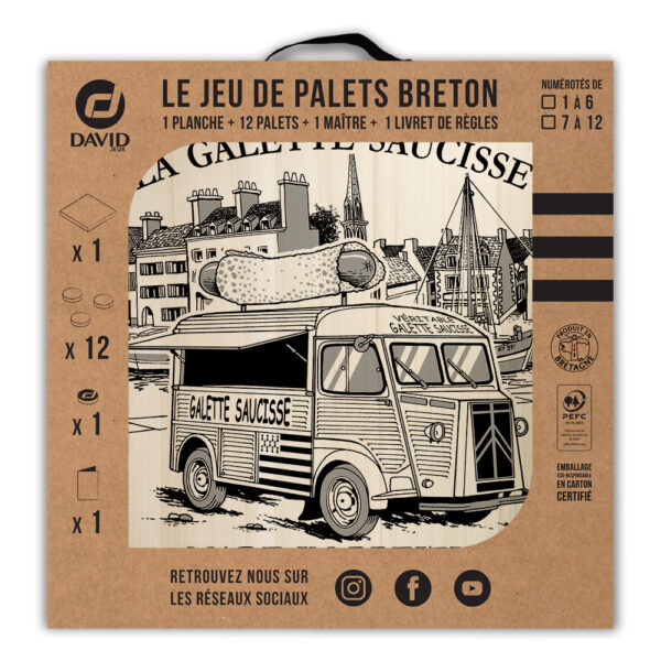Kit de jeu de palets breton - Le food truck Galette Saucisse – Image 2