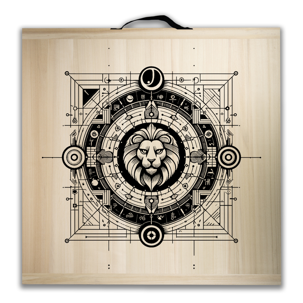 Kit de jeu de palets breton - Signe du Lion
