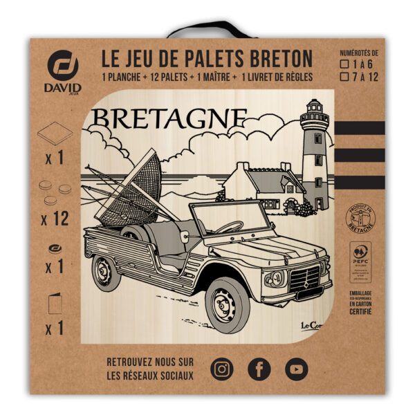 Kit de jeu de palets breton - Méhari – Image 3