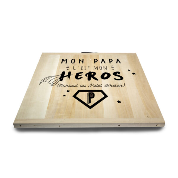 Kit de jeu de palets breton - Mon Papa, mon Héros – Image 4