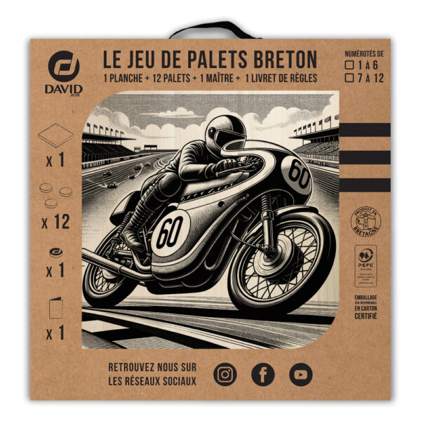 Kit de jeu de palets breton - Moto – Image 3