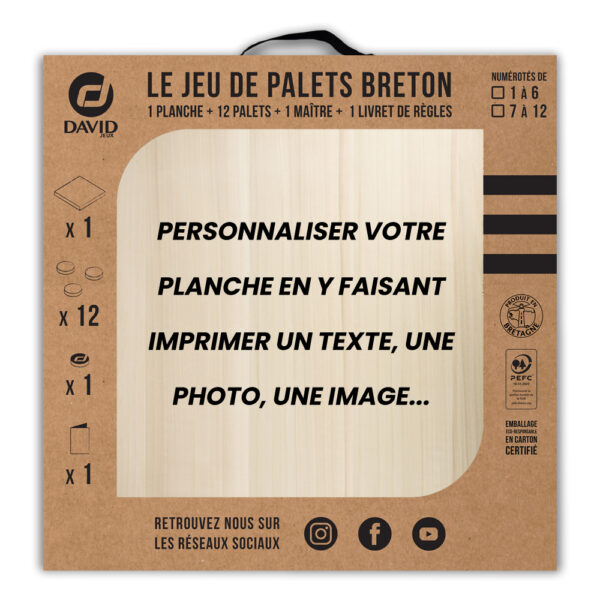 Kit de jeu de palets breton - Personnalisable – Image 3