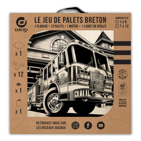 Kit de jeu de palets breton - Pompier – Image 3