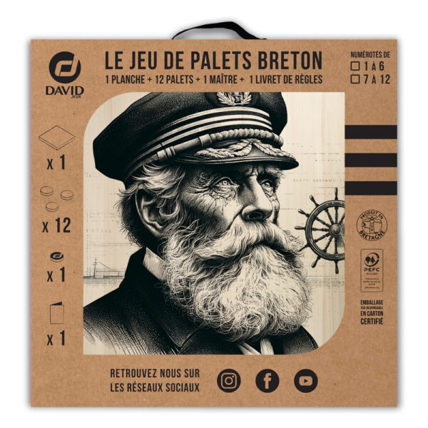 Kit de jeu de palets breton - Vieux loup de mer – Image 3