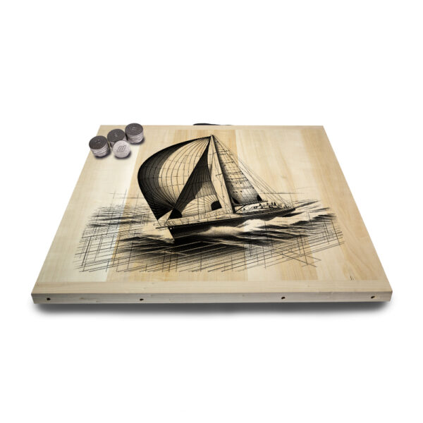 Kit de jeu de palets breton - Voilier sous SPI – Image 2