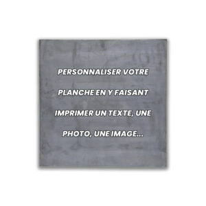 Plaque plomb 400 x 400 x 7 mm personnalisable
