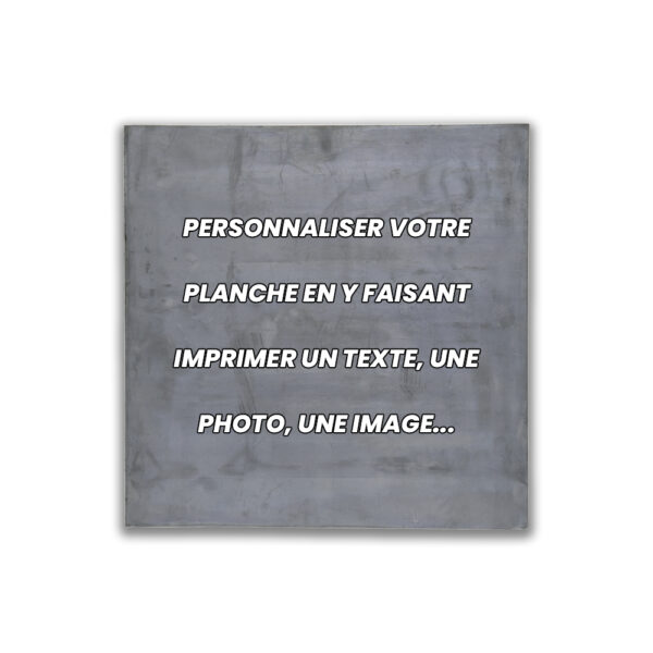 Plaque plomb 400 x 400 x 7 mm personnalisable