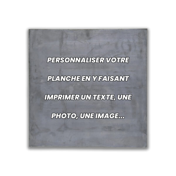 Plaque plomb "La concours" 450 x 450 x 7 mm personnalisable