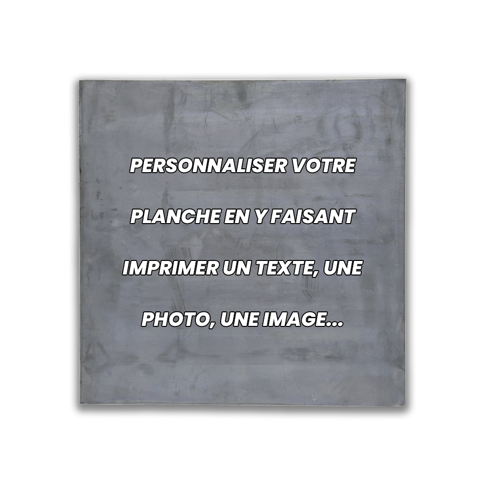 Plaque plomb "La concours" 450 x 450 x 7 mm personnalisable