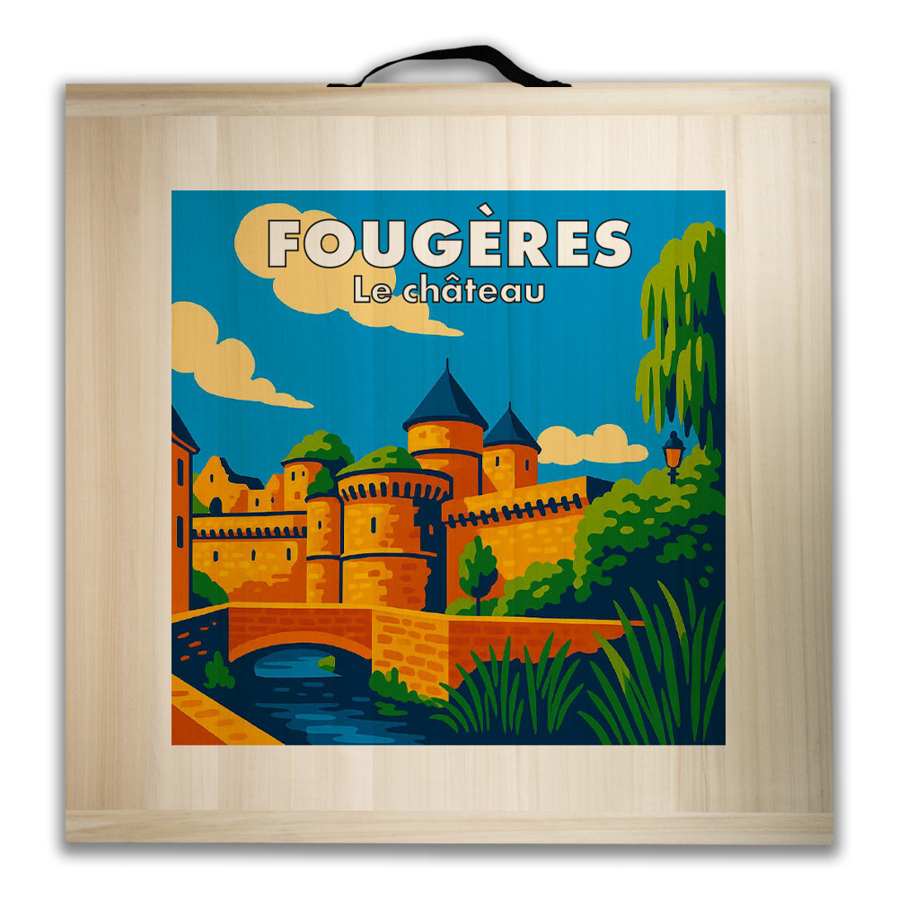 Kit de jeu de palets breton - Fougères - Le Château