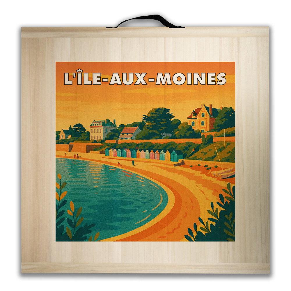Kit de jeu de palets breton - L'ÎLE-AUX-MOINES