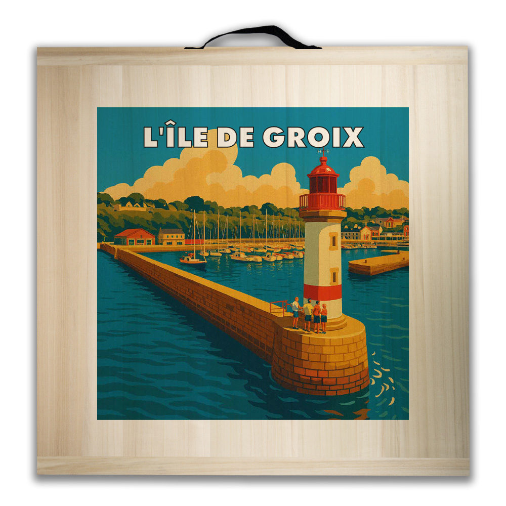 Kit de jeu de palets breton - L'île de Groix