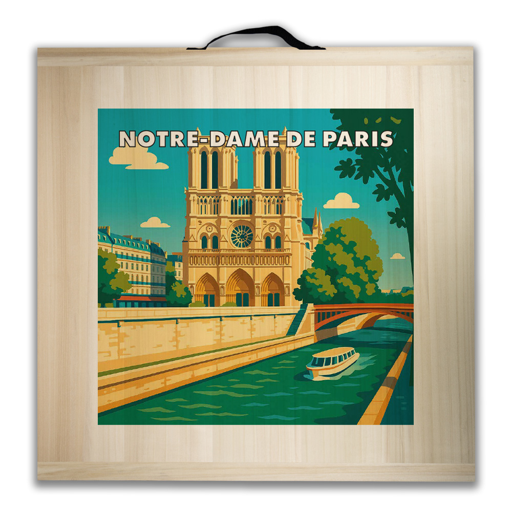 Kit de jeu de palets breton - NOTRE-DAME DE PARIS