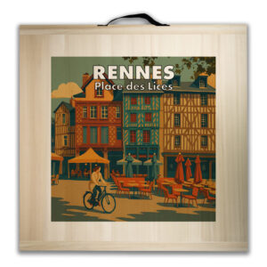 Kit de jeu de palets breton - Rennes Place des Lices