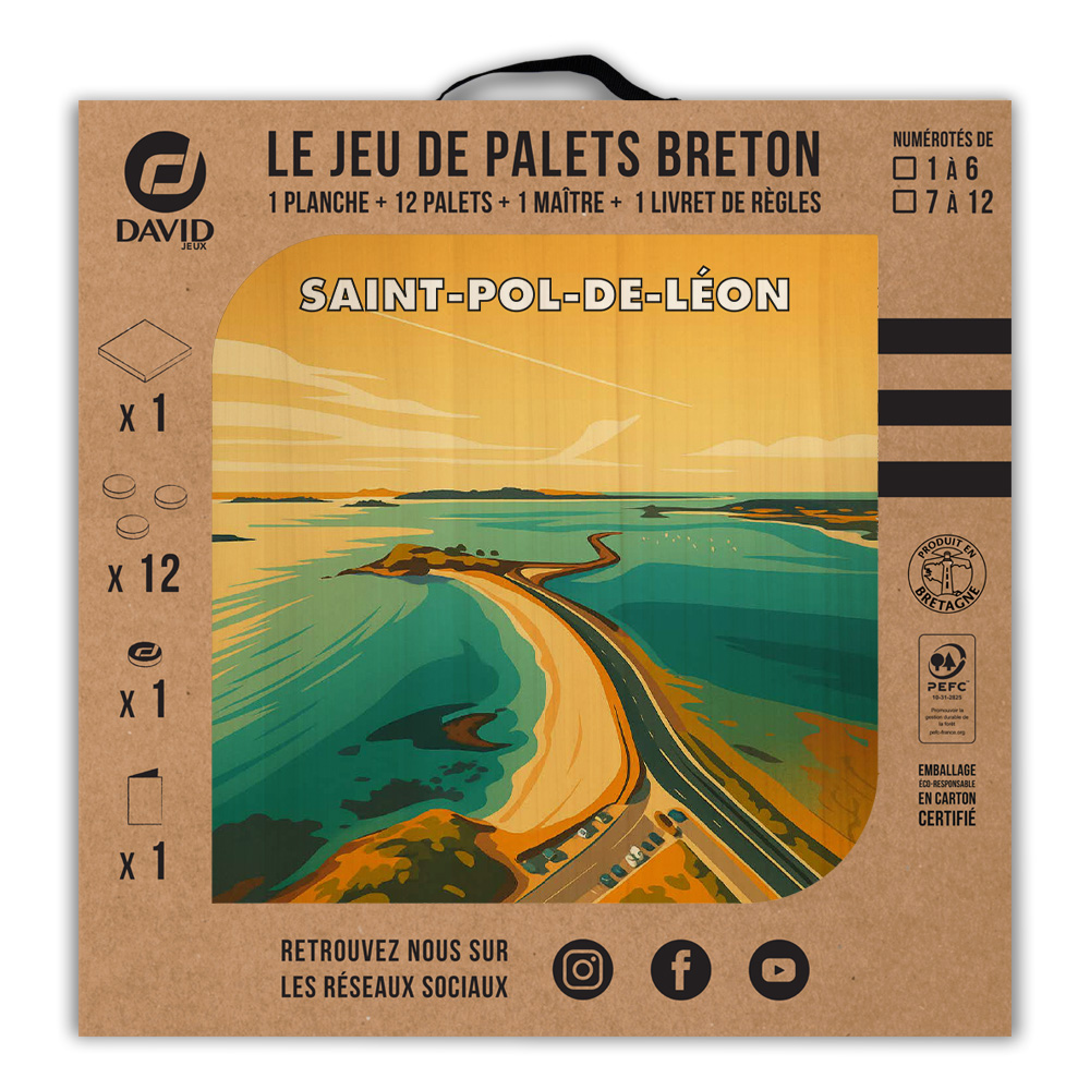 Kit de jeu de palets breton - SAINT-POL-DE-LÉON – Image 3