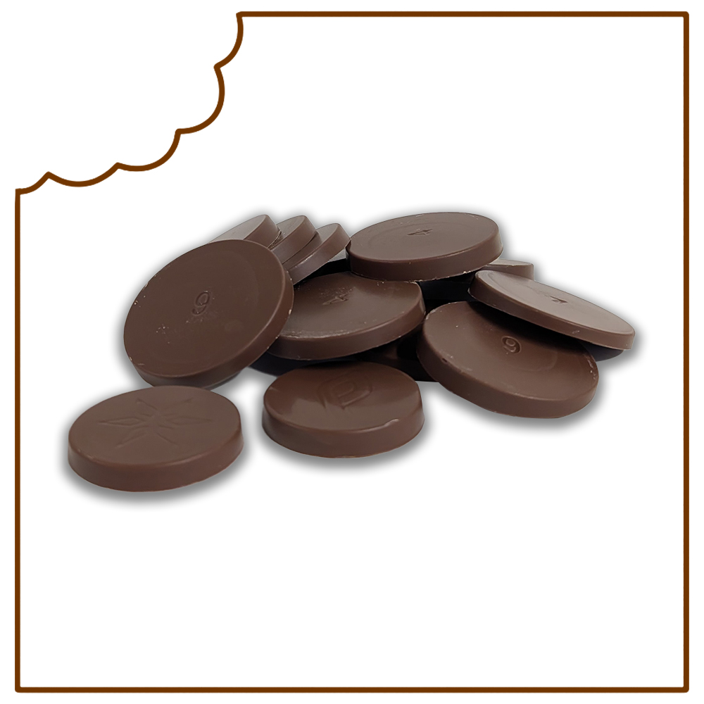 BOITE DE PALETS AU CHOCOLAT AU LAIT