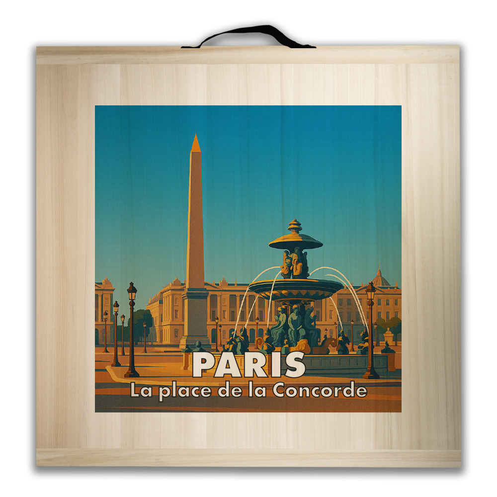 Kit de jeu de palets breton - Paris - Place de la Concorde