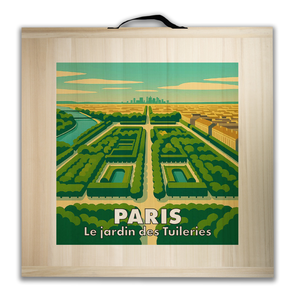 Kit de jeu de palets breton - Paris - Jardin des Tuileries