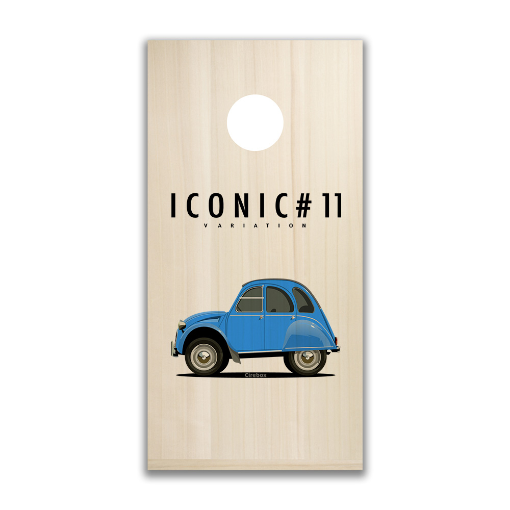 Cornhole - ICONIC - #11B - 2 CV bleue - 1978
