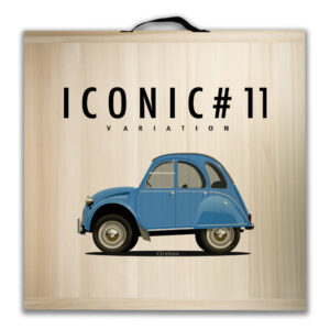Kit de Jeu de Palets Breton - ICONIC - #11B - 2 CV bleue - 1978