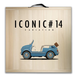 Kit de Jeu de Palets Breton - ICONIC - #14 Variation - FIAT 500 Jolly - 1959