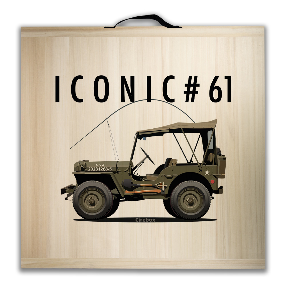 Kit de Jeu de Palets Breton - ICONIC - #61 - JEEP - 1941