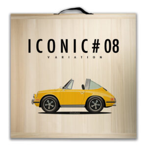 Kit de Jeu de Palets Breton - ICONIC - #08C - Porsche 911 TARGA - 1972