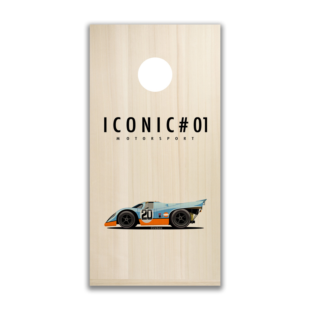 Cornhole - ICONIC - #01 - Porsche 917 Mc Queen - 1970