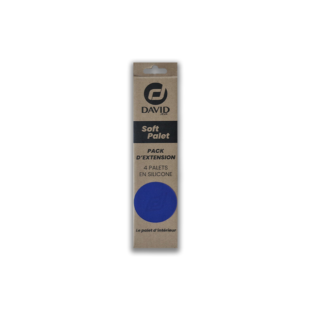 David Soft Palet silicone palette pack in a beige box with a blue circular silicone insert visible on the front.