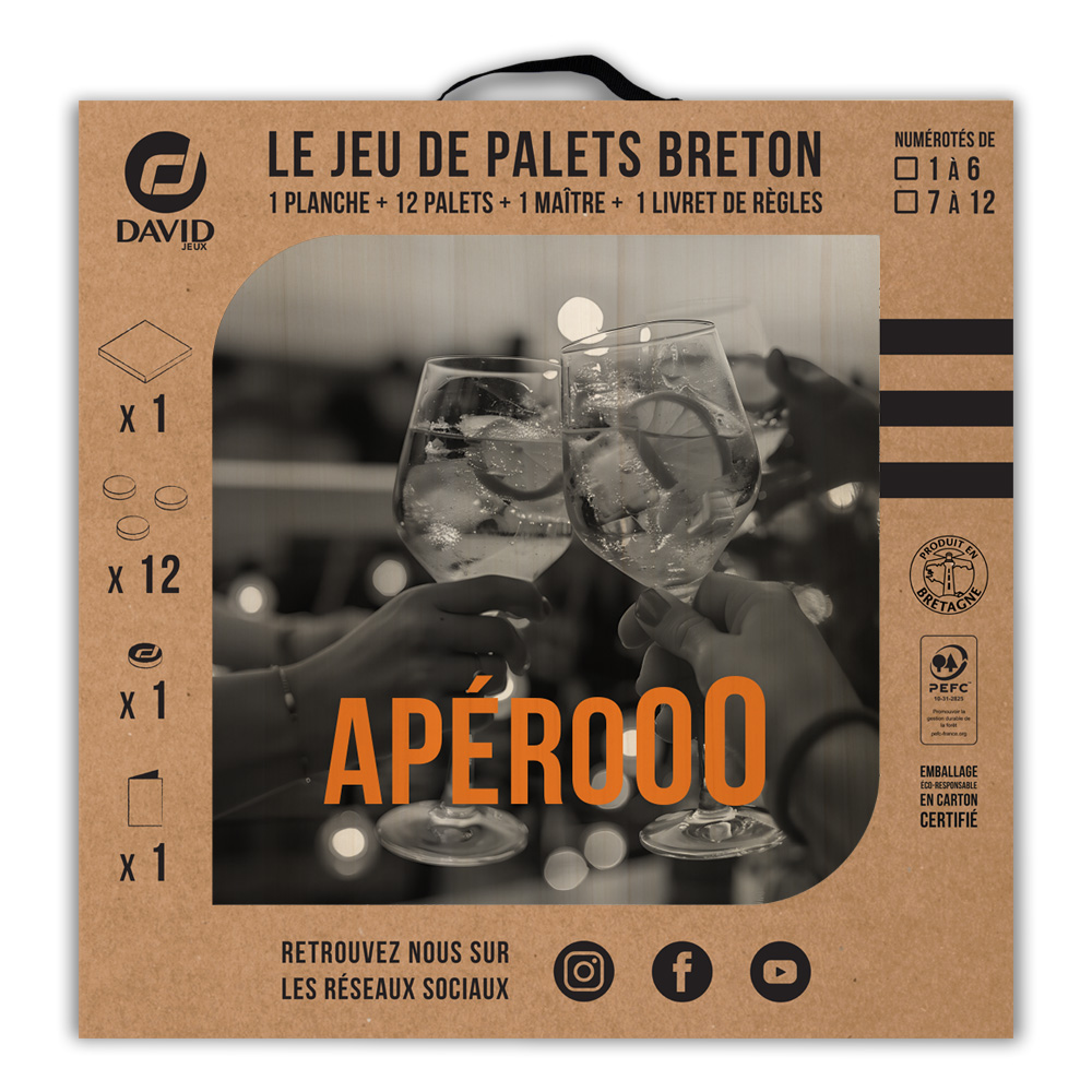 Kit de jeu de palets breton - Les instants - Apéro – Image 3