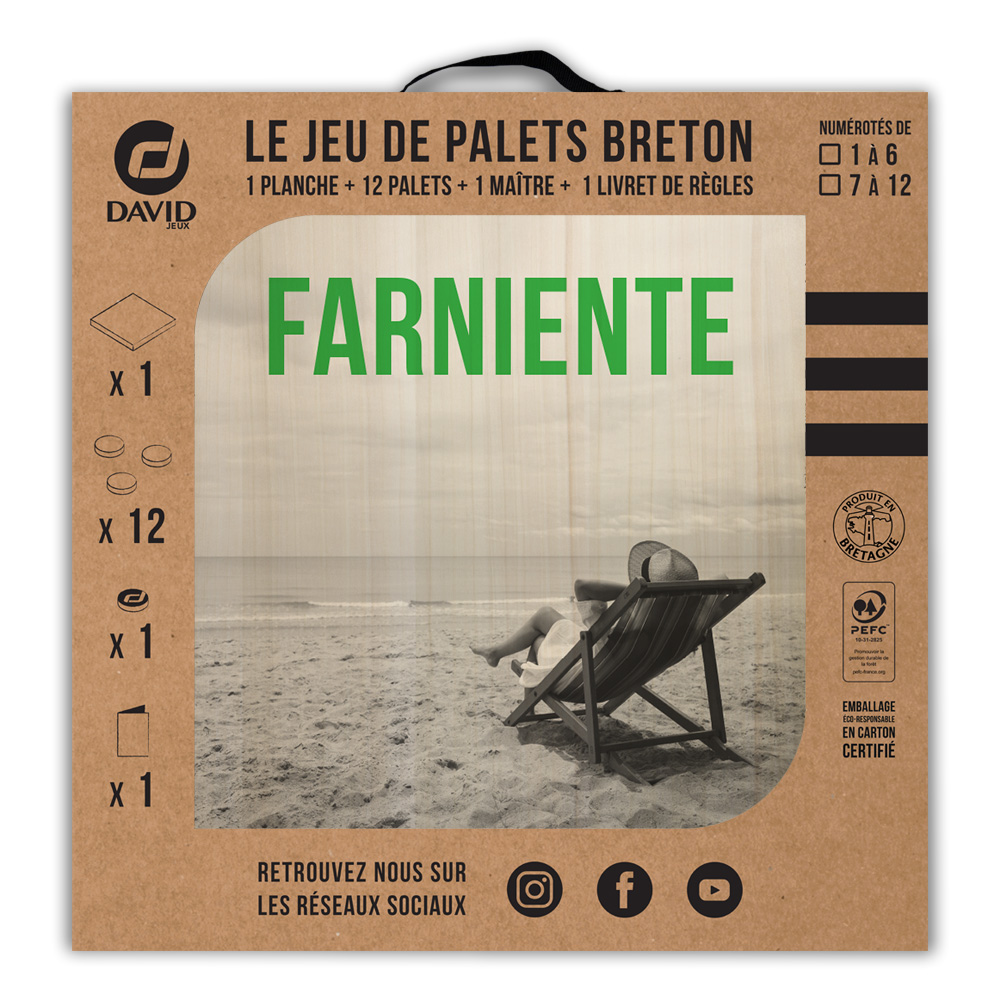 Kit de jeu de palets breton - Les instants - Farniente – Image 3