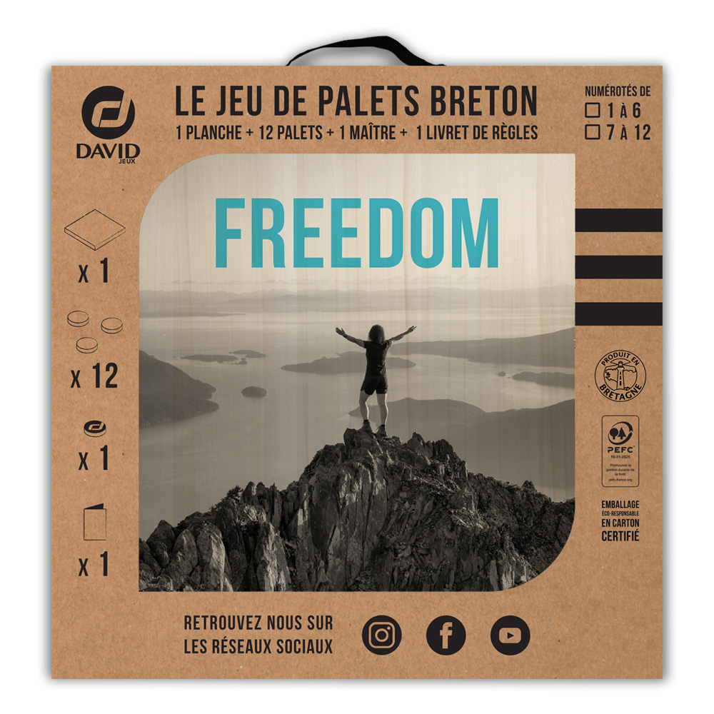 Kit de jeu de palets breton - Les instants - Freedom – Image 3